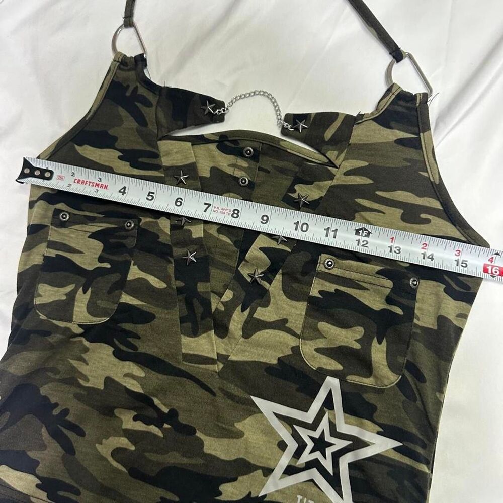 Romwe Women's Green and Khaki Vest - Picture 4 of 4